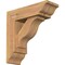 Ekena Millwork Funston Traditional Smooth Bracket w/ Offset Brace, Western Red Cedar, 5 1/2"W x 16"D x 16"H BKT0604X16X16FST01SWR - alternate 1
